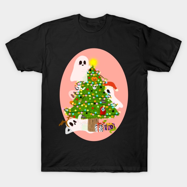 Halloween and Christmas T-Shirt by rachelaranha